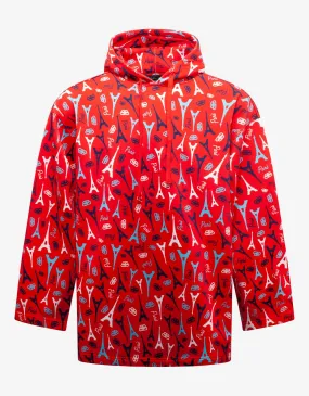 Red BB Paris Oversized Hoodie