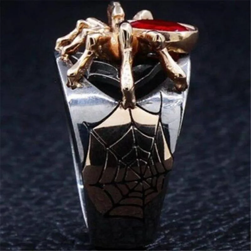 Retro Gothic Finger Rings Vintage Jewelry