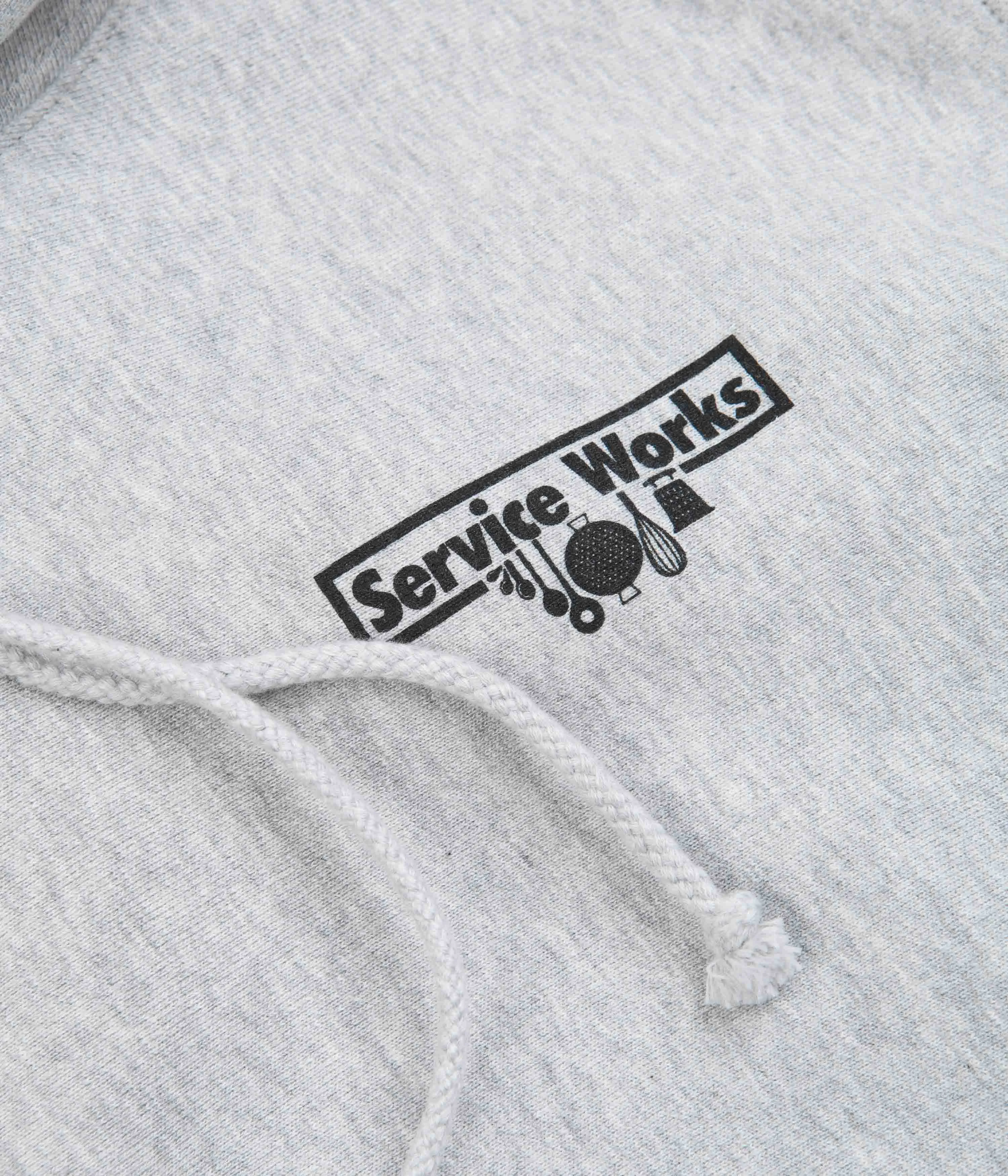 Service Works 12oz Trademark Hoodie - Grey