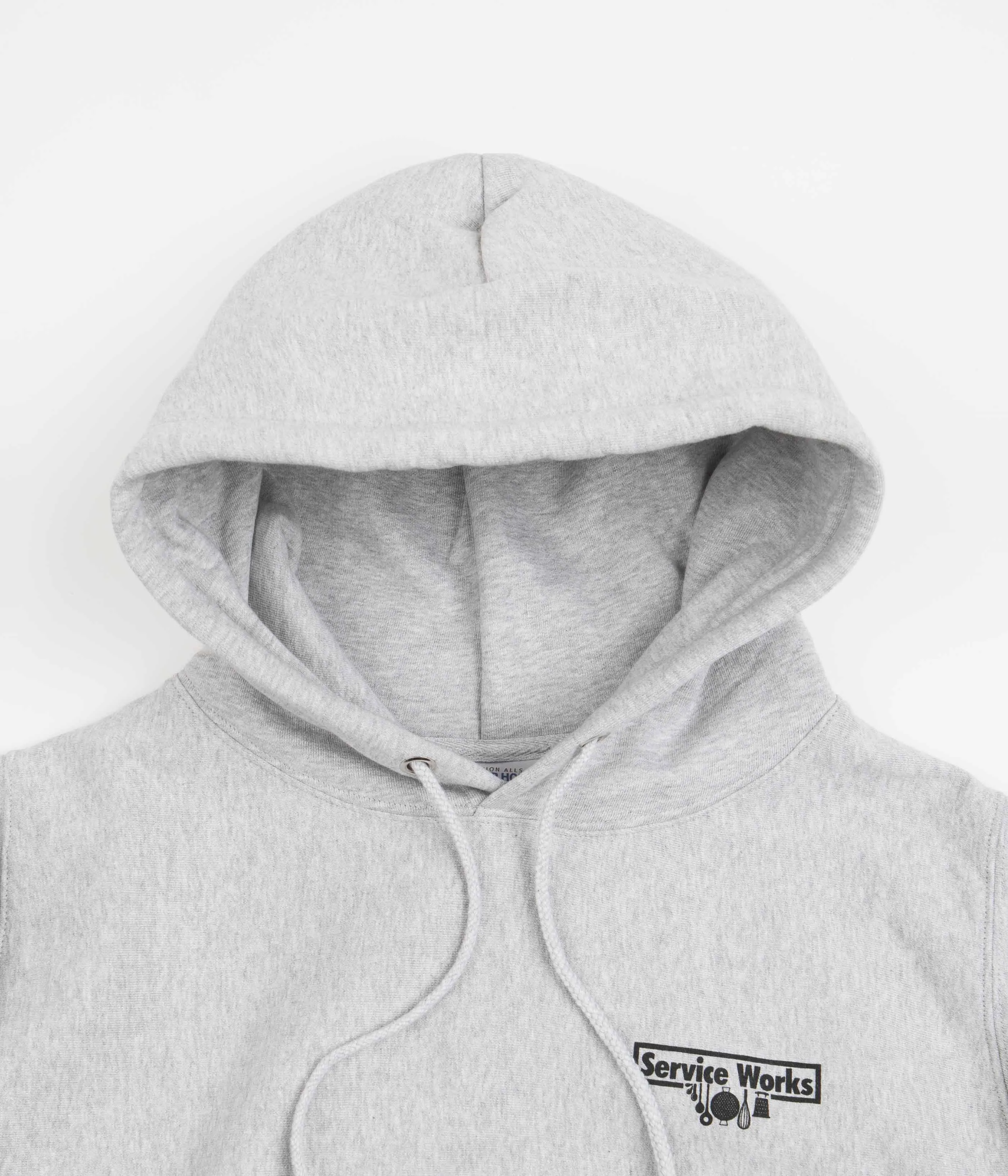 Service Works 12oz Trademark Hoodie - Grey