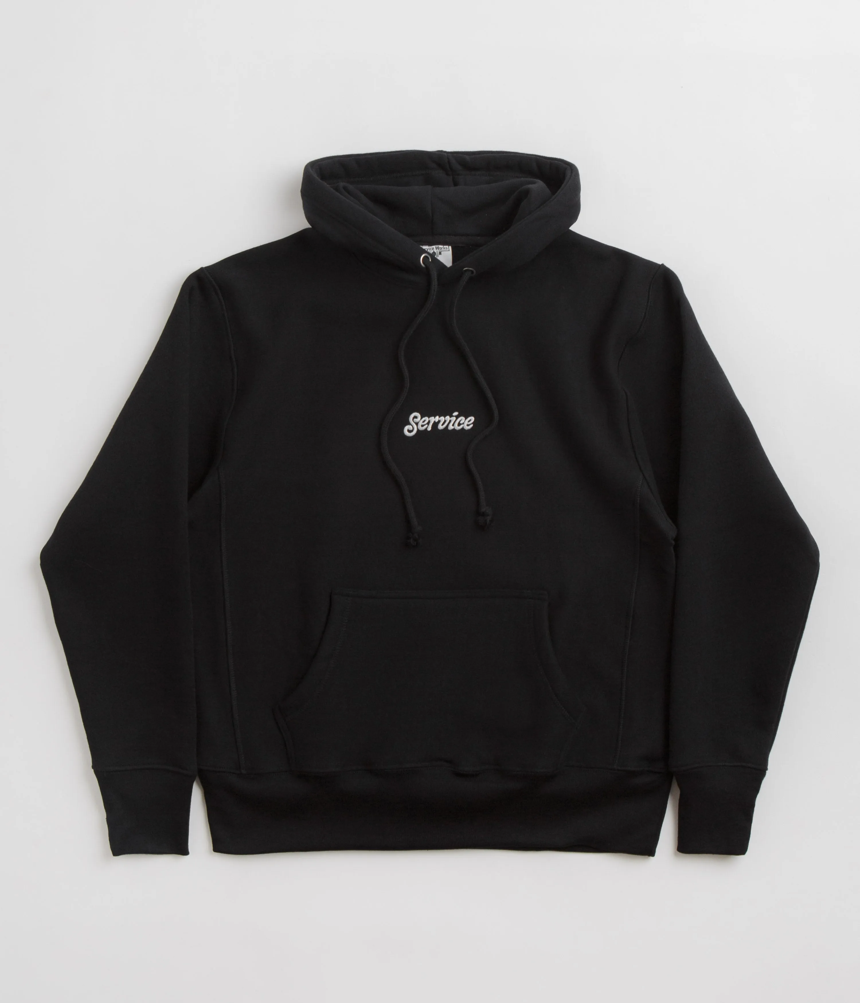 Service Works Embroidered Hoodie - Black