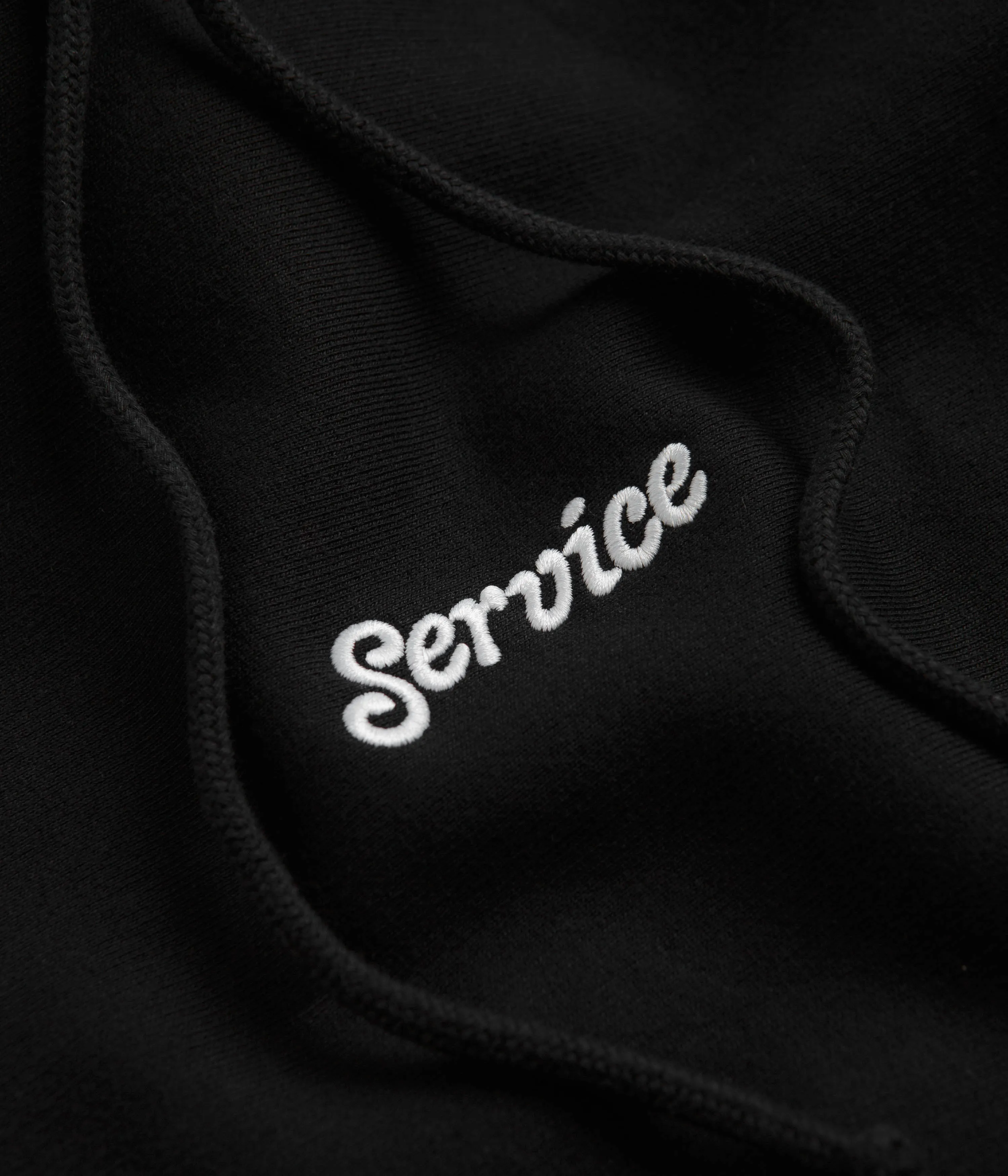 Service Works Embroidered Hoodie - Black