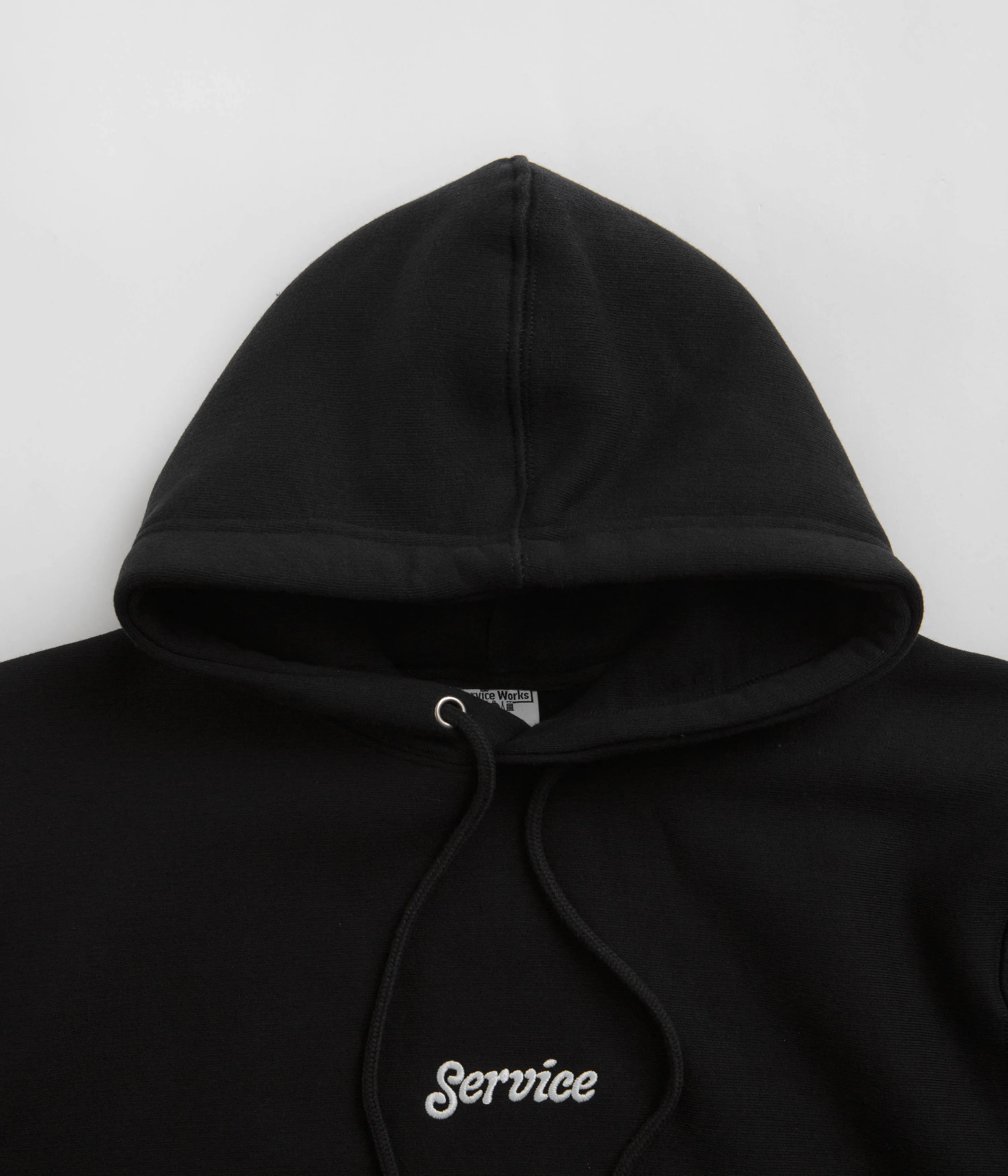 Service Works Embroidered Hoodie - Black