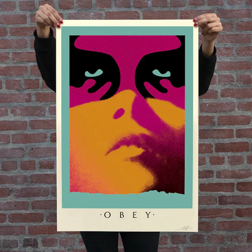 Shadowplay Signed Offset Print (24 x 36) | Obey Clothing UK