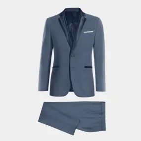 Slate essential Tuxedo with pocket square &