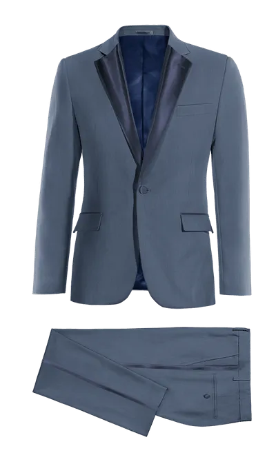 Slate slim fit Tuxedo with