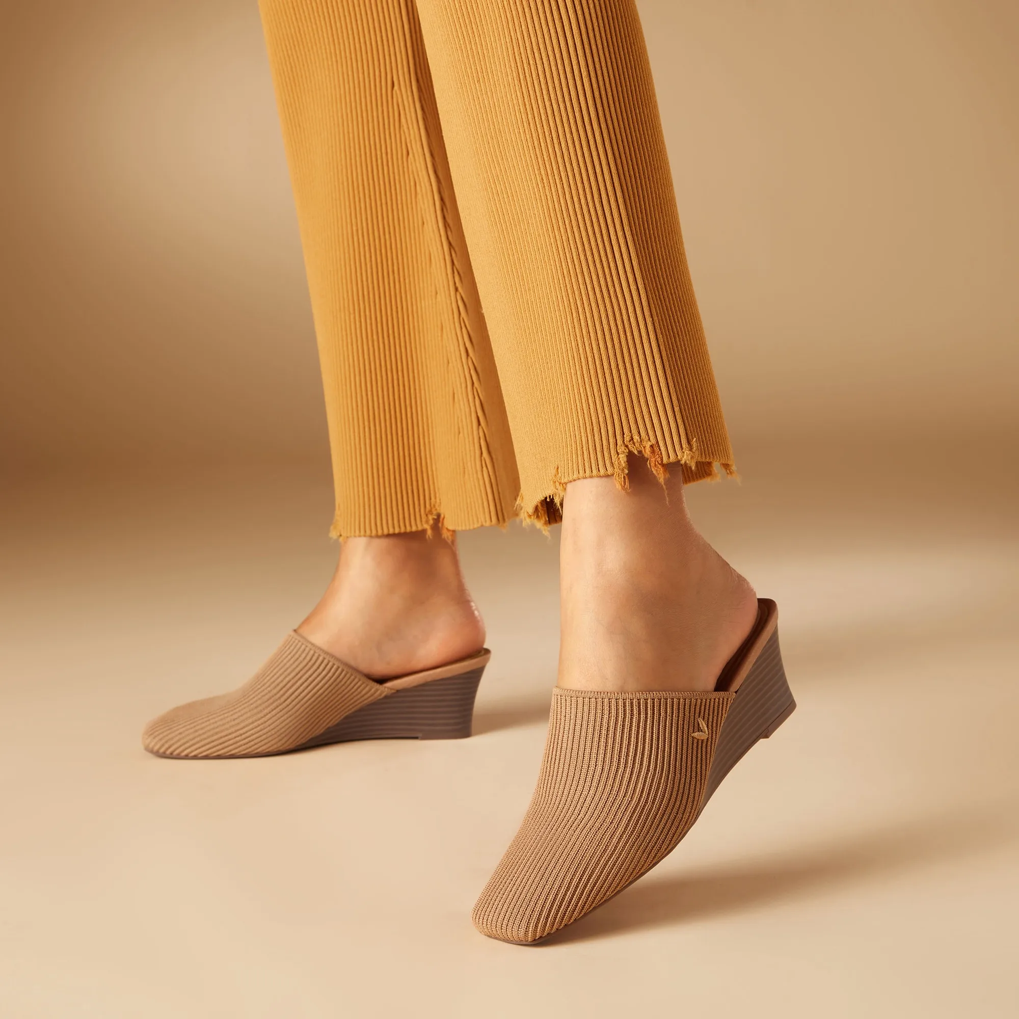   Square-Toe Wedge Mules (Margot Wedge Mules)