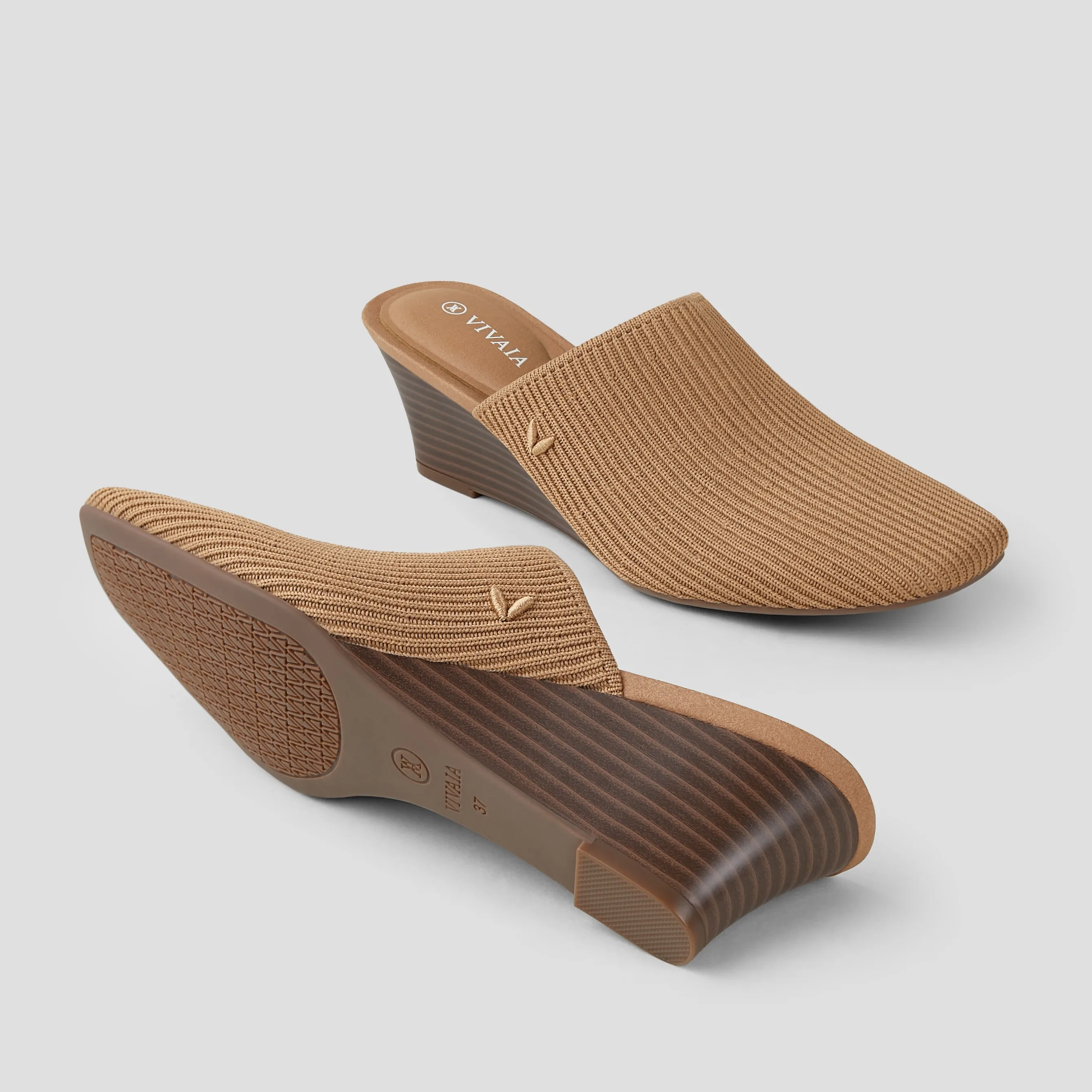   Square-Toe Wedge Mules (Margot Wedge Mules)