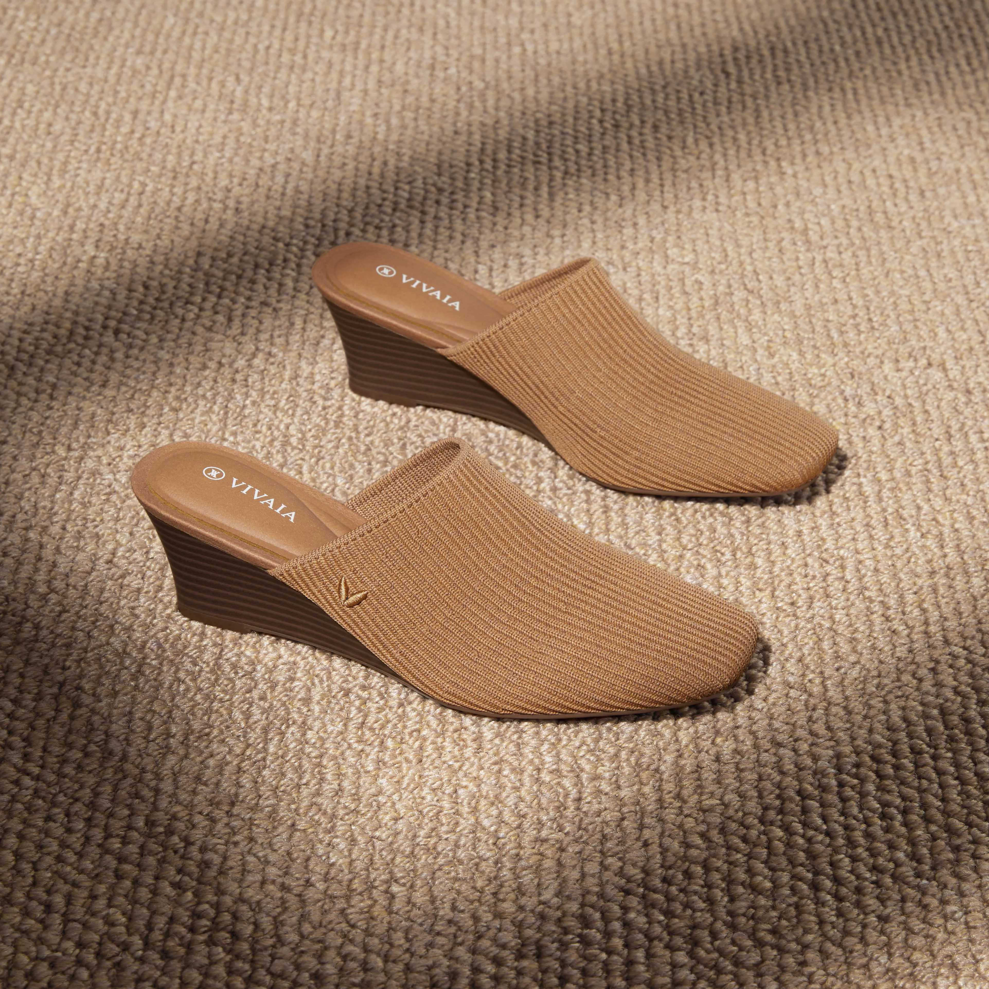   Square-Toe Wedge Mules (Margot Wedge Mules)