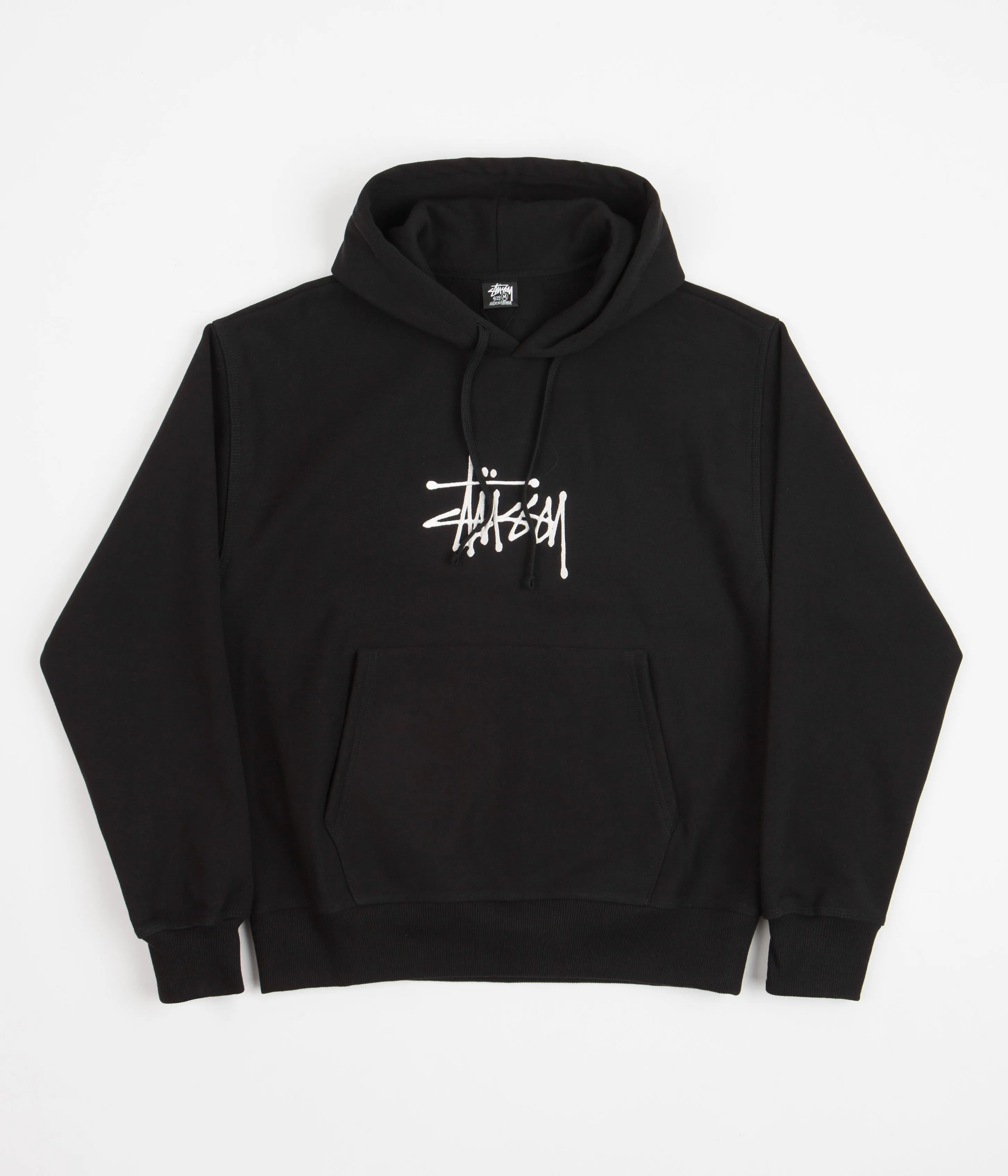 Stussy Basic Applique Hoodie - Black