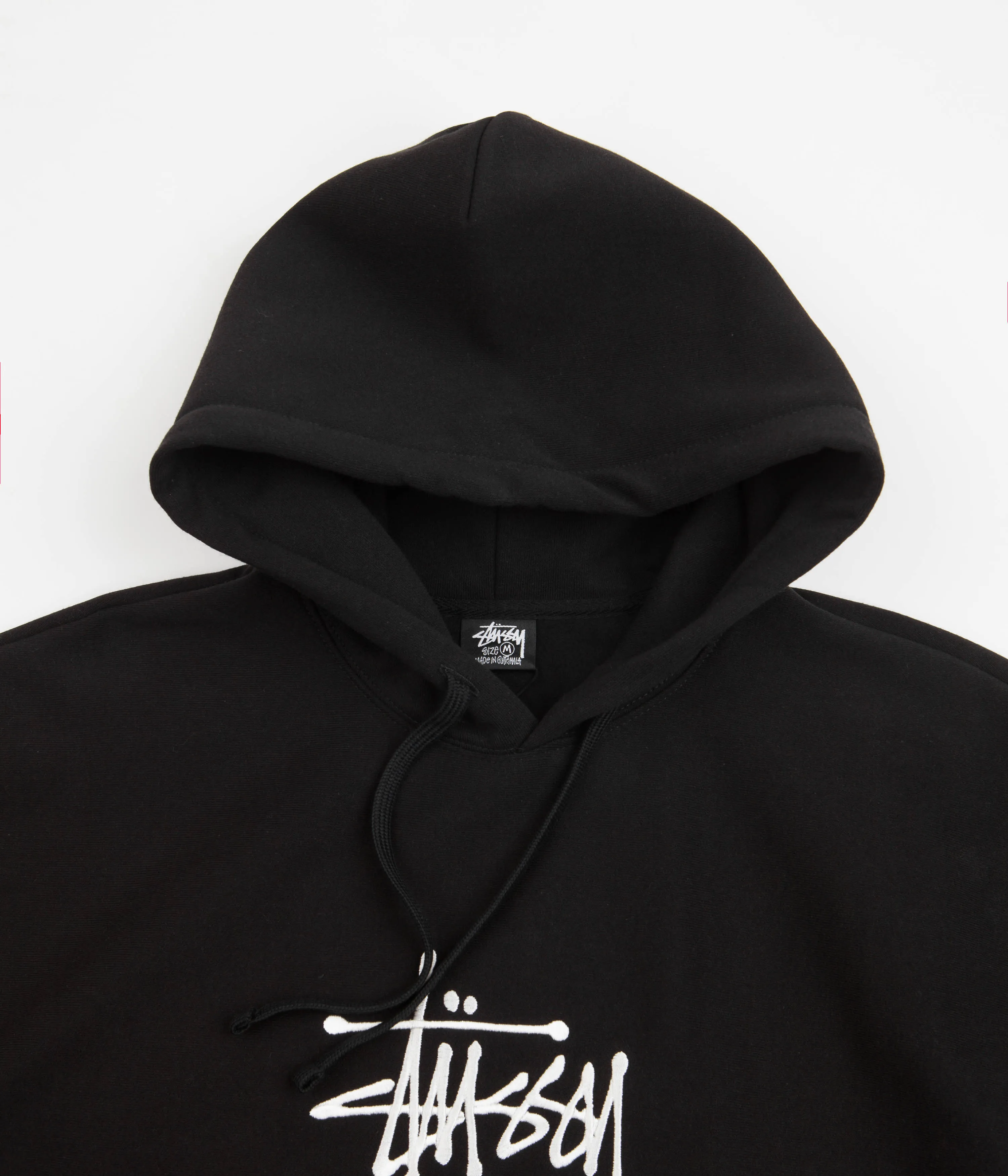 Stussy Basic Applique Hoodie - Black