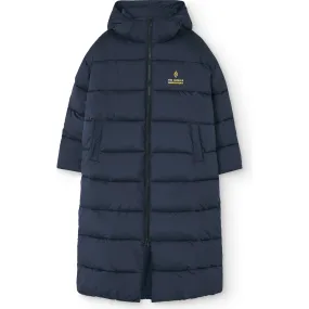 The Animals Observatory Calf Striped Relaxed Fit Padded Jacket, Navy