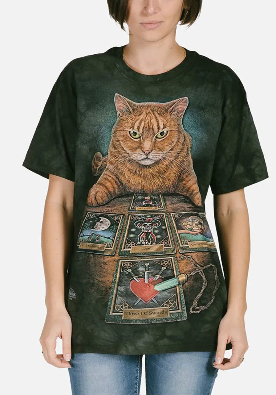 The Reader Cat T-Shirt by Lisa Parker