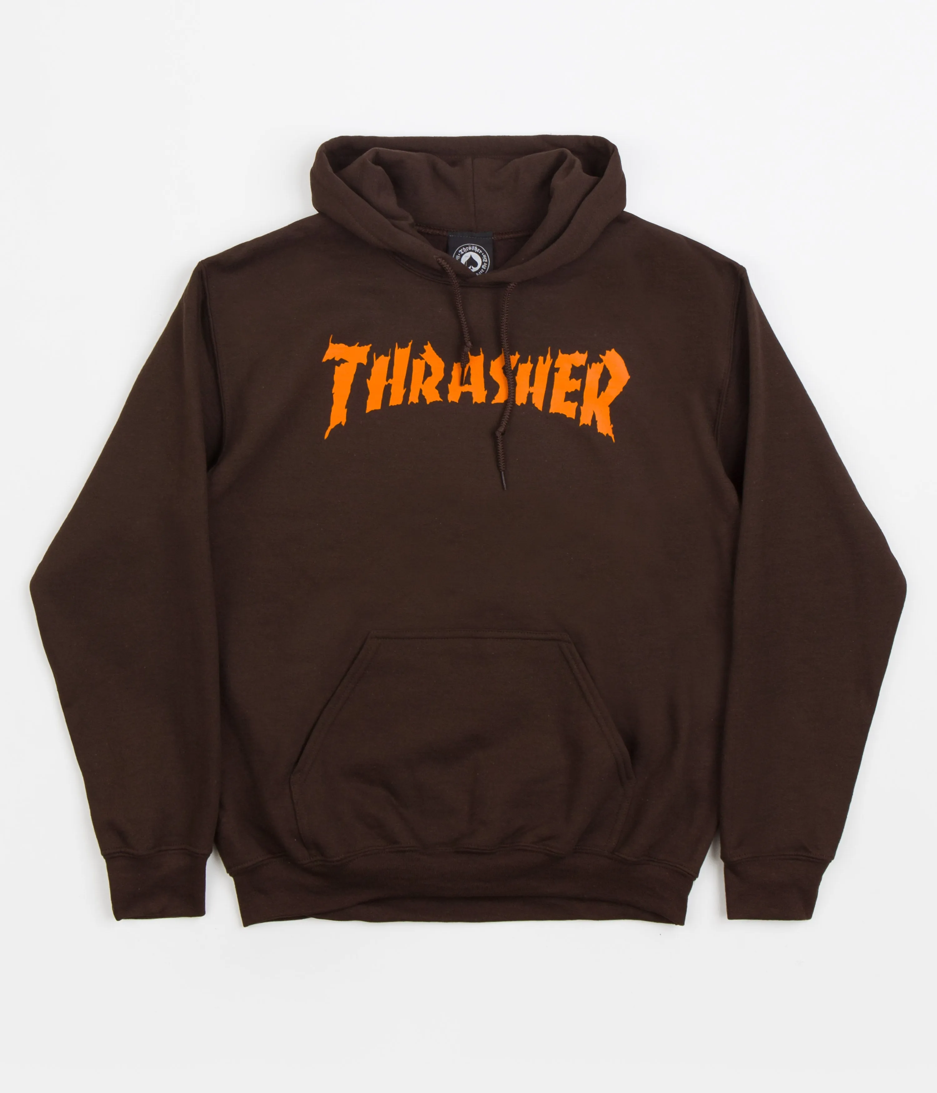 Thrasher Burn It Down Hoodie - Dark Chocolate