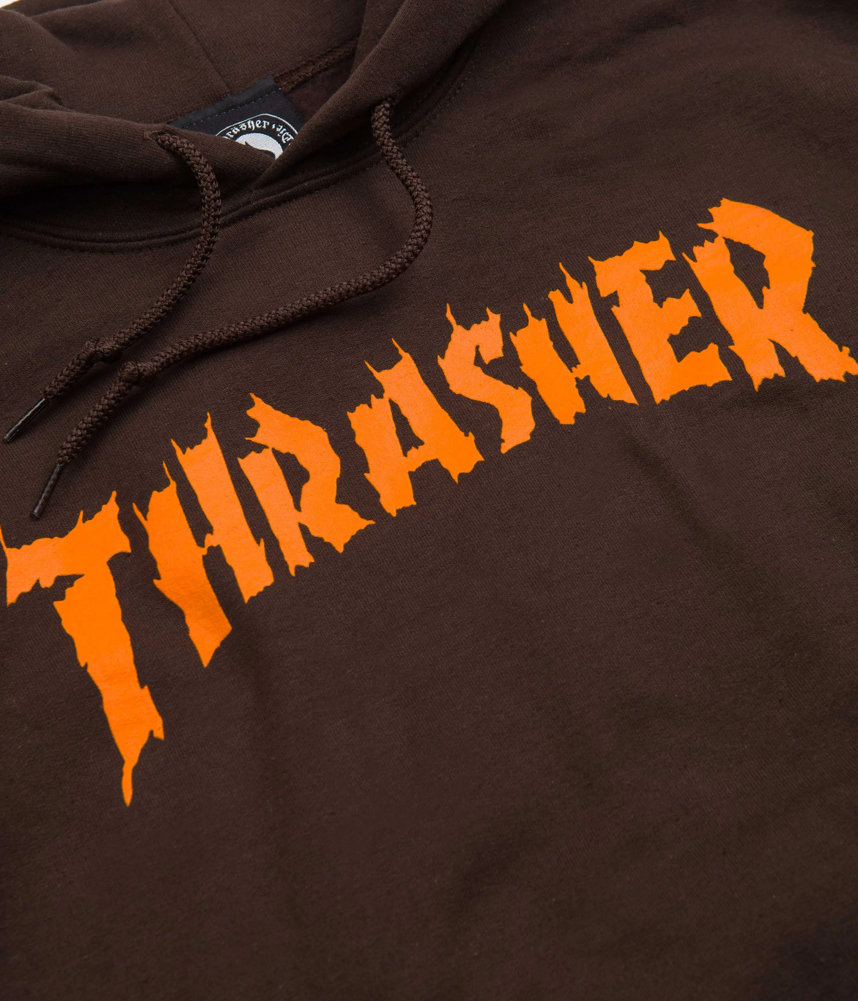 Thrasher Burn It Down Hoodie - Dark Chocolate