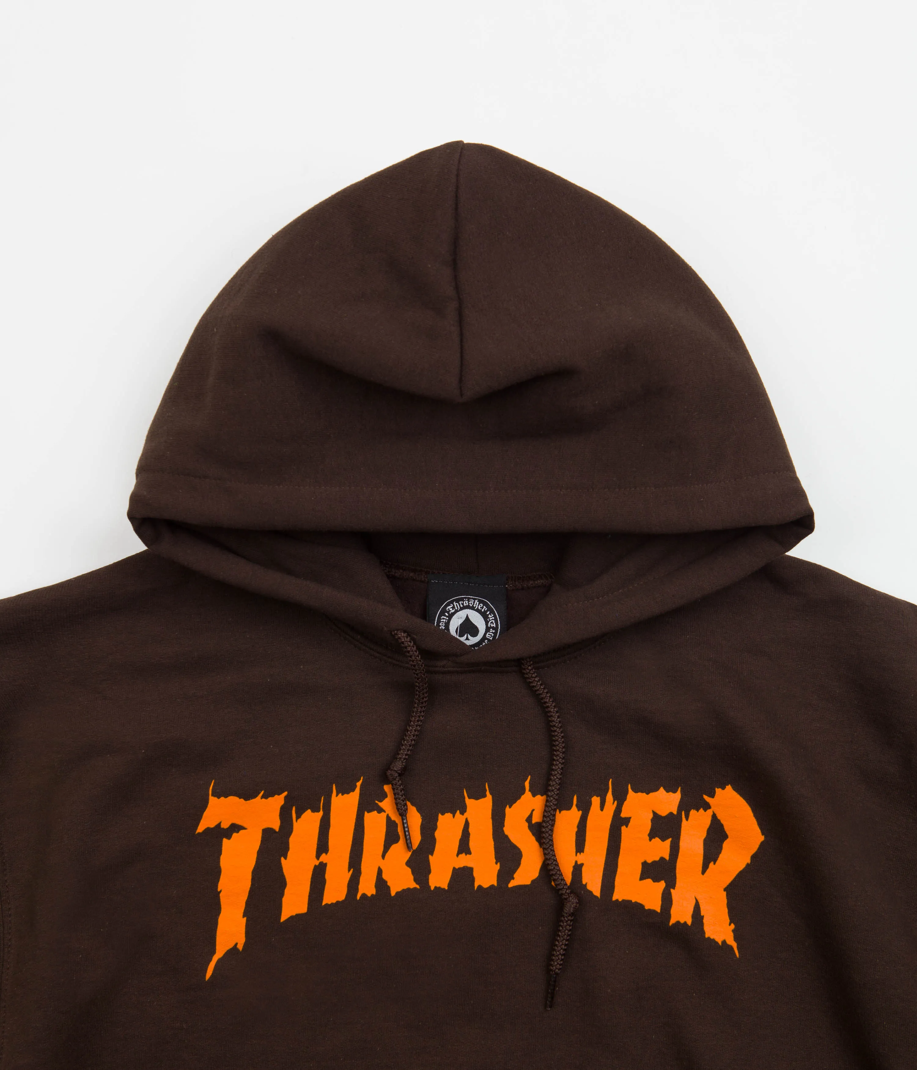 Thrasher Burn It Down Hoodie - Dark Chocolate