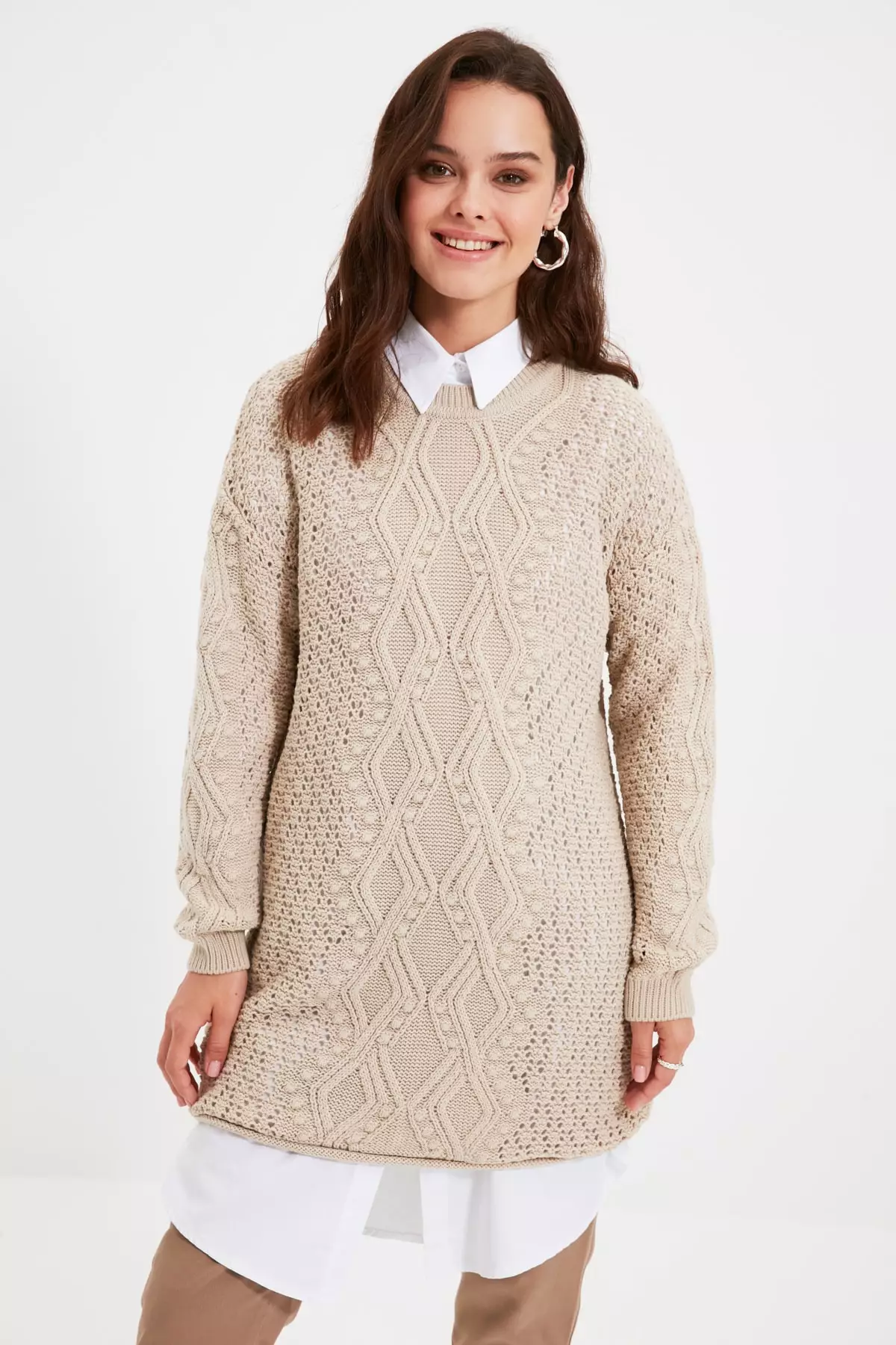 Trendyol Openwork Knitwear Sweater