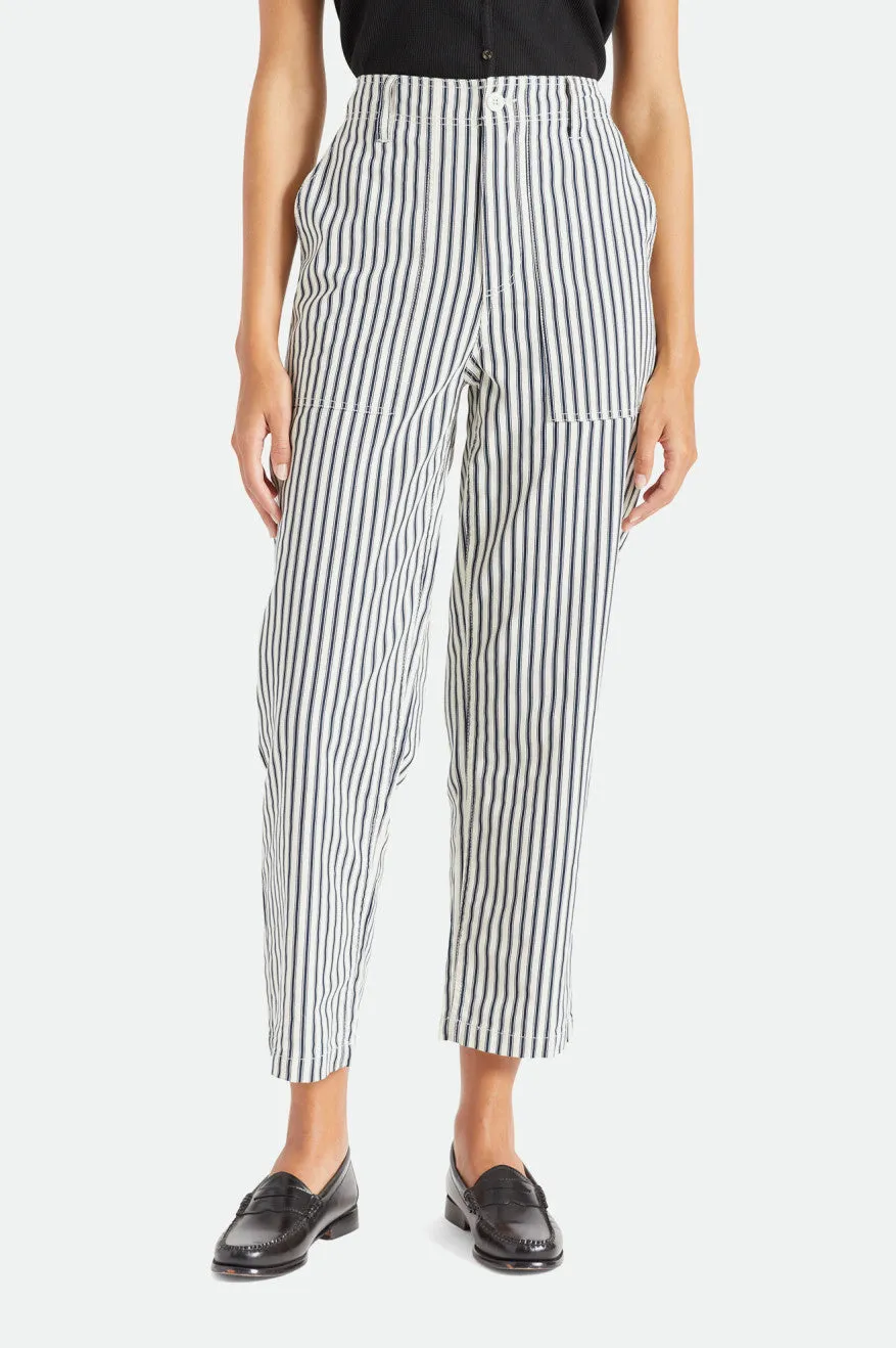 Vancouver Pant - Dove Stripe