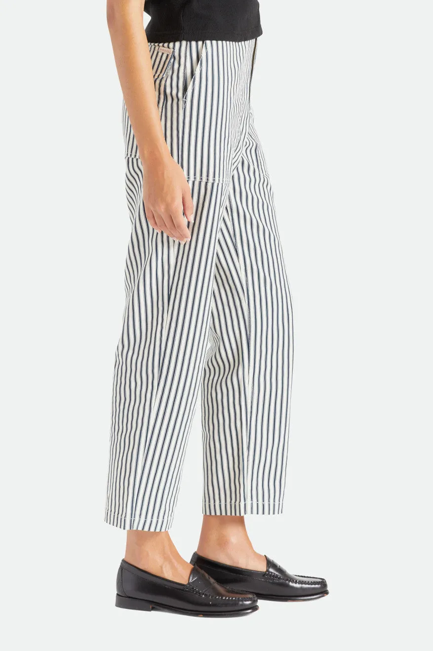 Vancouver Pant - Dove Stripe