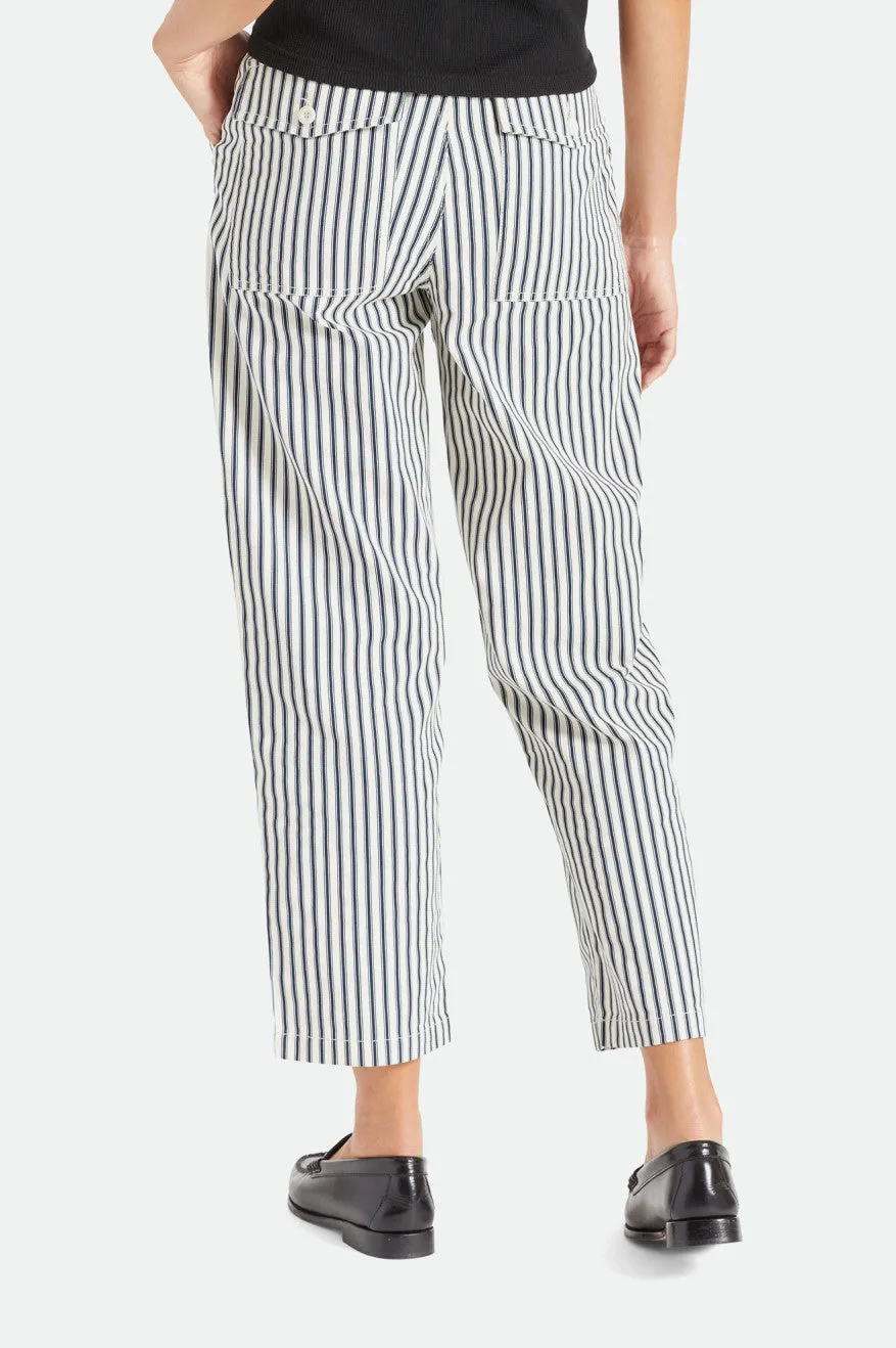 Vancouver Pant - Dove Stripe