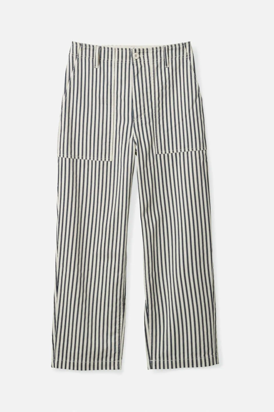 Vancouver Pant - Dove Stripe