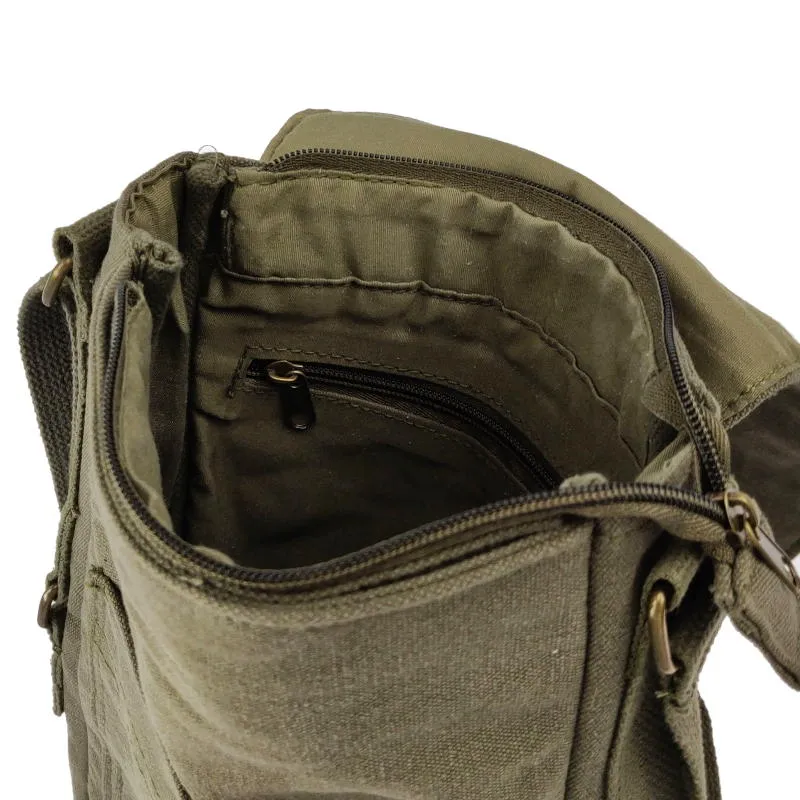 Vintage Canvas Military Tech Bag