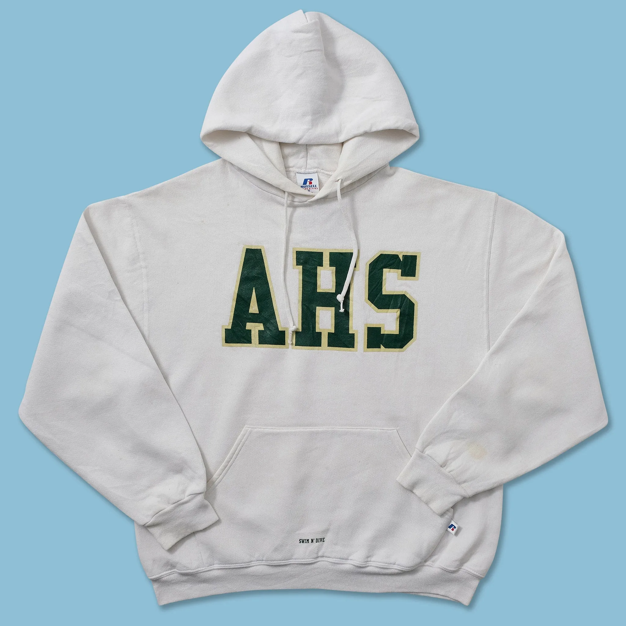 Vintage Russell Athletic AHS Hoody Medium