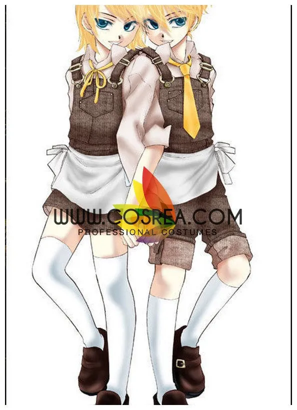 Vocaloid Kagamine Len Hitobashira Alice Cosplay Costume