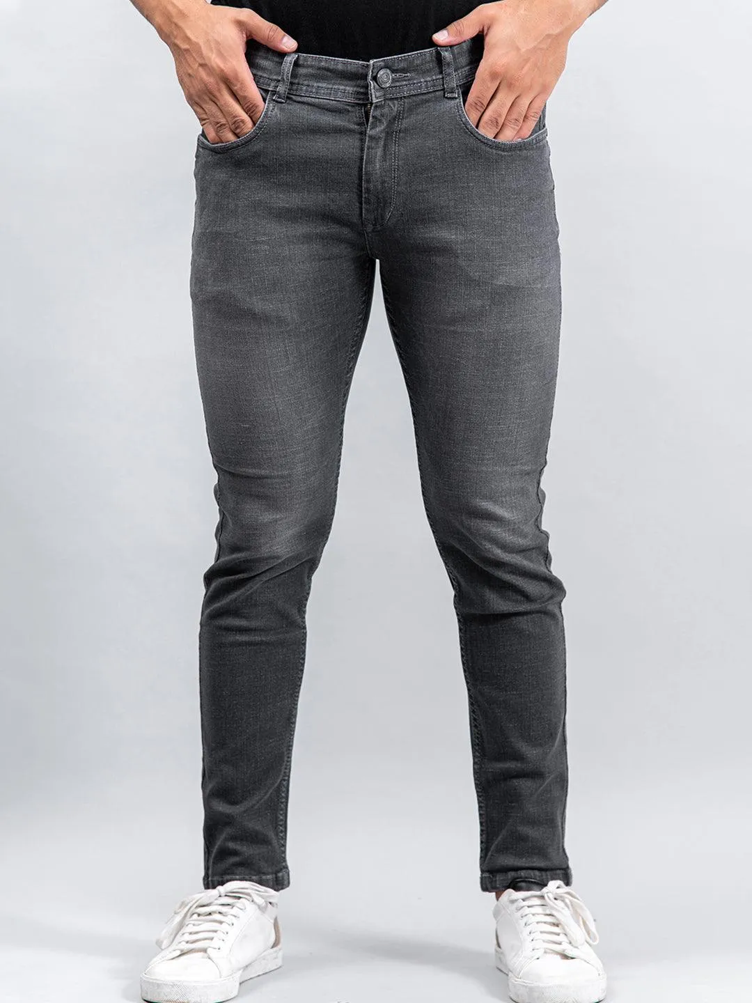 Washed Denim Men's Jeans