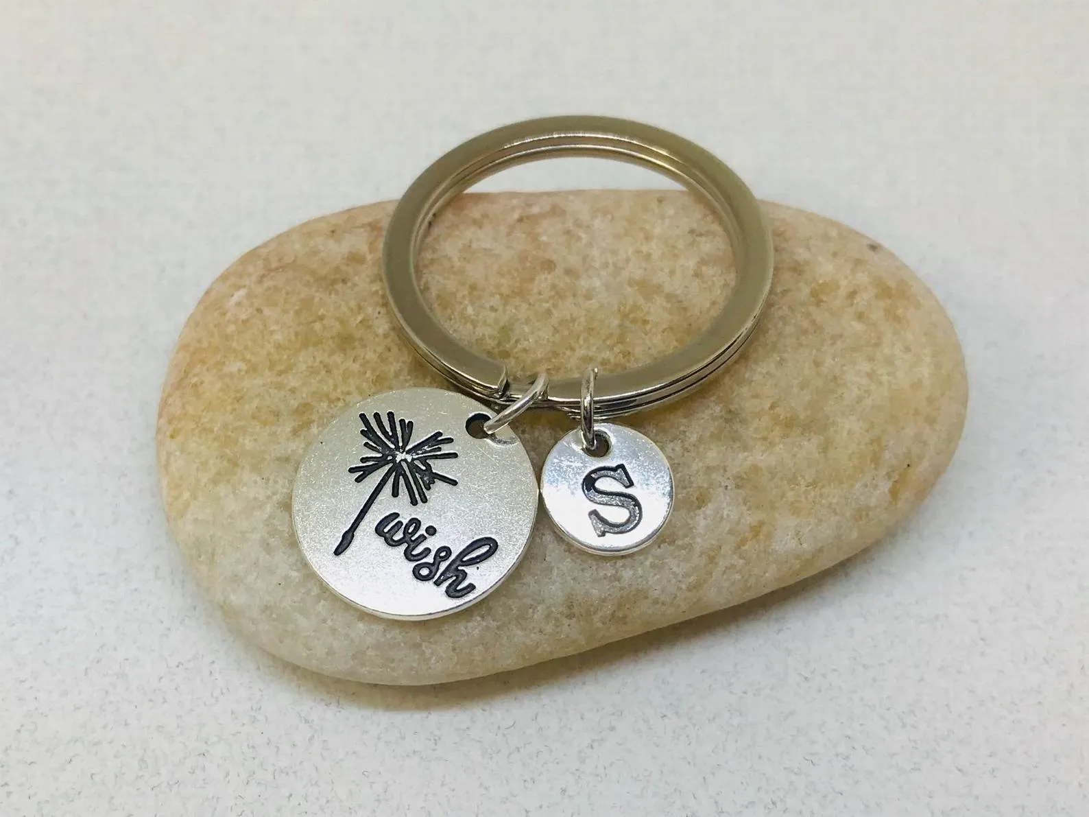 Wish Dandelion Keychain, Mother Daughter Jewelry