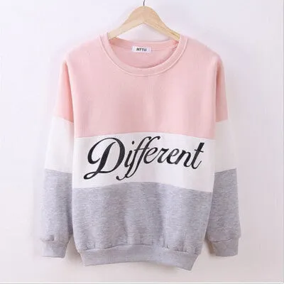 Women Fleeve Hoodies Printed Letters Different Women's Casual Sweatshirt Hoody Sudaderas SM6