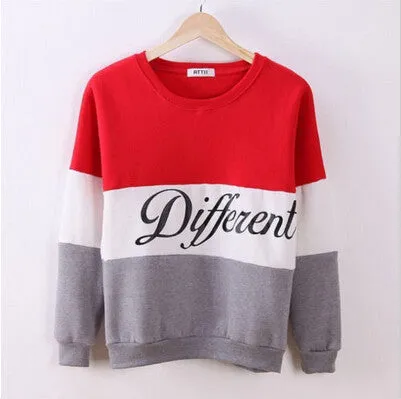 Women Fleeve Hoodies Printed Letters Different Women's Casual Sweatshirt Hoody Sudaderas SM6