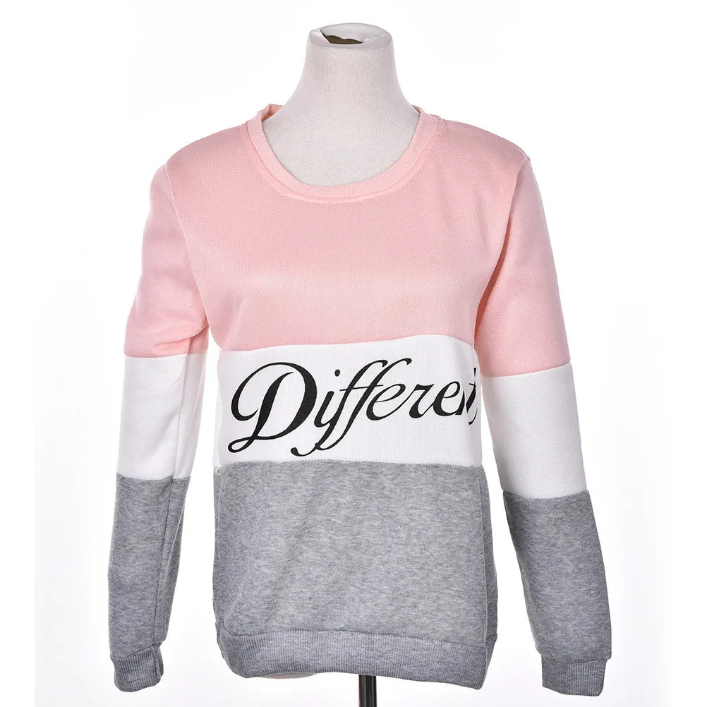 Women Fleeve Hoodies Printed Letters Different Women's Casual Sweatshirt Hoody Sudaderas SM6