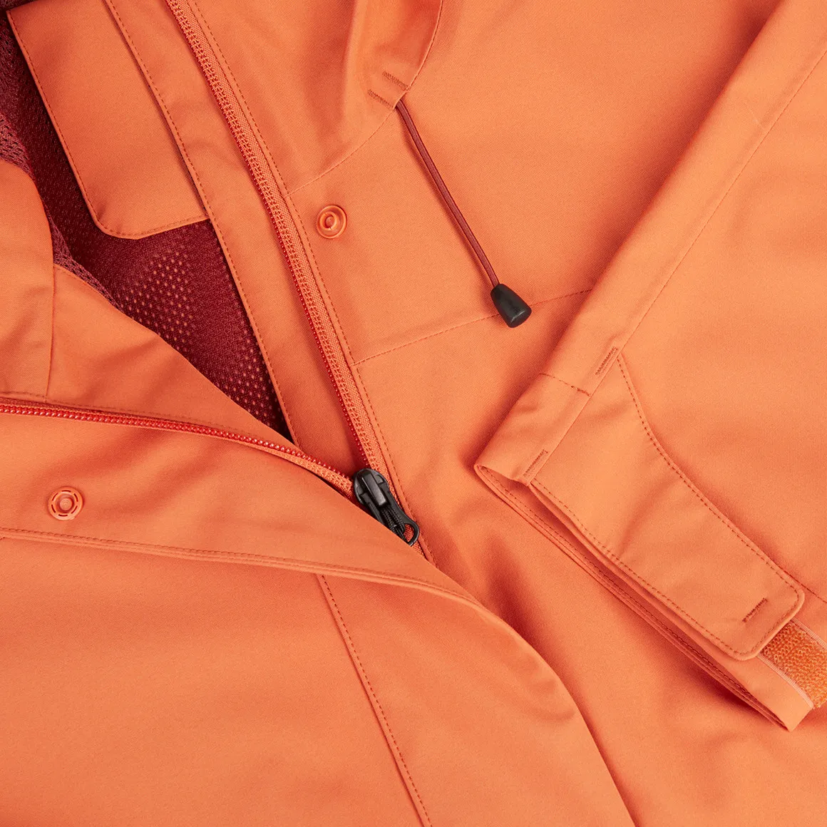 Women's Farne Waterproof Jacket Dusk Orange