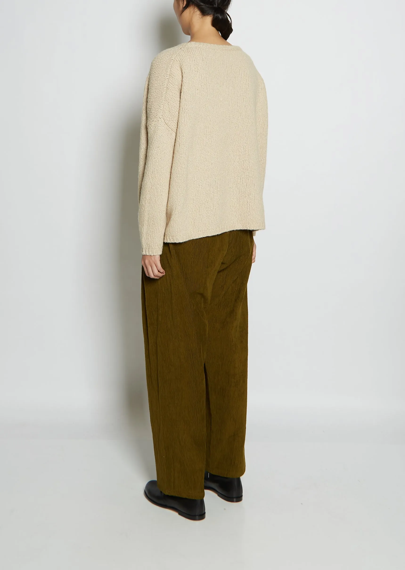 Wool & Alpaca Sweater — Butter