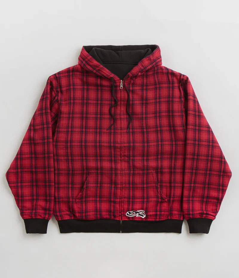 Yardsale Reversible Flannel Hoodie - Black